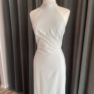 Monique Lhuillier ‘River’ Light Grey Formal Dress